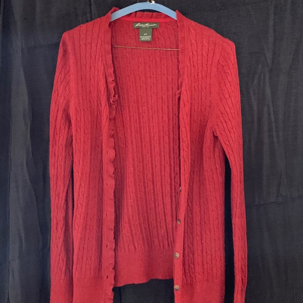 Eddie Bauer Burnt Orange with Ruffles